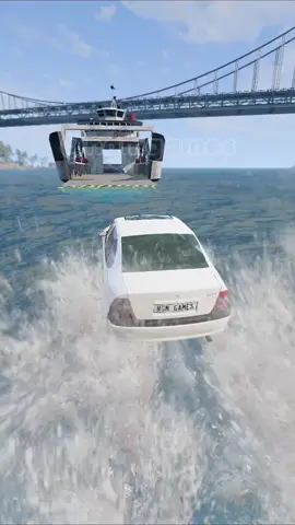 Qual carro chega ao barco? 🧐 pt.6 #simulador #carros #gaming 
