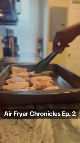 WINGS ANYONE?! #airfryermaster is at it again!!! Episode 3 will be SHORT BEEF RIBS!!! Im not a #Chef but I do love to #Cook 🫶🏽💚