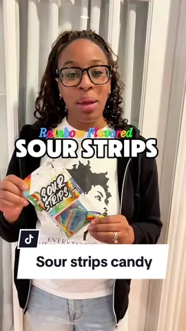 If you are a candy lover, specifically sour candy, go grab these @Sour Strips for a fun to eat snack option! The rainbow one is my favorite! #sourstripscandy #sourcandy #sourcandylover #sourstripsreview #candytok #candyaddict #tiktokshopmademebuyit #sellingfast #CapCut 