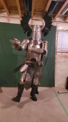Embracing the song of the teutonic knights! 85 lbs of armour is not as easy as I thought.... share the laughs! #teutonic #teutonicknight #germany #cosplay #fantasy #knighttok #justdancemoves #rasputin #dancing #fyp #foryourpage #repost 