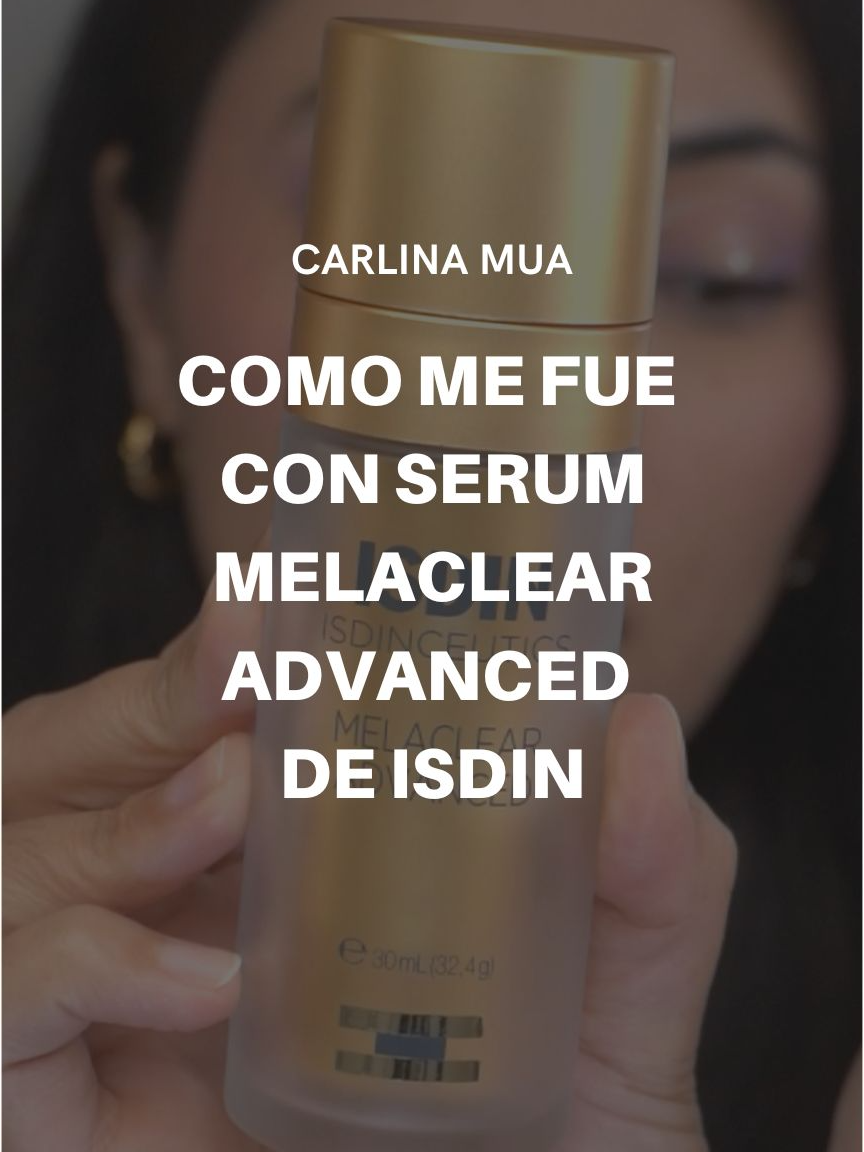 Mi experiencia con el serum #melaclearadvanced  de @isdin  En uno de los lugares donde pueden encontrarlo en Chile es en farmacias @salcobrandcl  IG @carlinamua   Youtube: Carlina MUA #skincarechile  #acidotranexamico  #isdinlovers  #darkspotserum #carlinamua  #isdinchile#cuidadofacial #cuidadofacialdiario #somosdepiel  #manchasdeacne #manchassolares #skincareroutine #darkspots #sunspots #manchasdeacne #acnescars #machasporacne  #melasma #melasmatratamiento #isdin #skincare #rutinadecuidadofacial  #publicidad