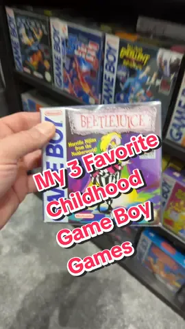 My Three Favorite Childhood Game Boy Games #supermario  #beetlejuice  #bartsimpson  #retro  #retrogaming  #gameboy  #nintendo 