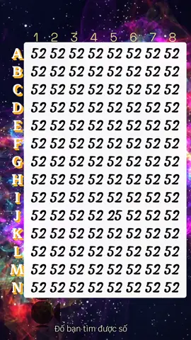 Tìm số 25  #canyoufind #tiktokgame #iqtest #puzzle #findthedifference #quiz #gk #xuhuong #viral #xyzbca #trending #eye 