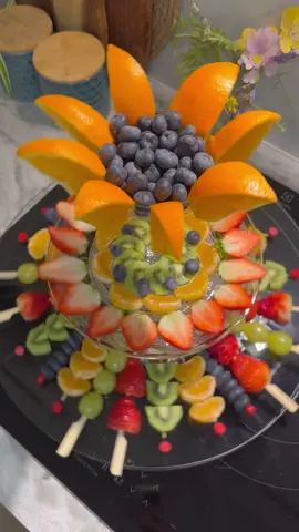 Fruits platter🍍🥝🍉🍓 #art #Recipe #foodtiktok #foryou #fyp #fruits #funny #food #explore 
