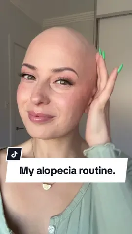 Forever sharing my morning routine so that other Alopecia girls never feel alone 🫶  I used to hate my Alopecia. I used to hate being ‘different’. I used to hate the extra steps I had to do.  But, in the last few years of my life I’ve come to accept my alopecia. Me and my alopecia are finally friends, rather than enemies.  Although it’s put me through a lot, my alopecia has made me a more resilient  person. And I’d take resilience over hair any day of the week 💪 . . . #wigsforhairloss #alopeciauniversalis #alopeciawigs #alopeciasupport #alopecianbeauty 