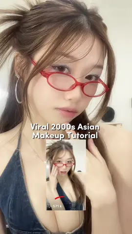 2000s Asian Makeup Tutorial Transformation 🤭💗  #leehyori #2000smakeup #2000s #y2k #asiangirl #asiangirls  #makeupideas #makeupinspo 