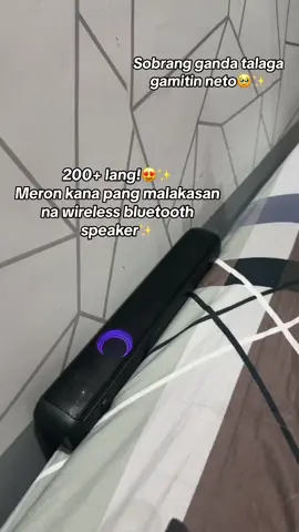 Sobrang affordable talaga neto! Napakauseful pa😍 #bluetoothspeaker #wirelessspeaker #speaker #speakerbluetooth #recos #budolfinds #tiktokfinds #foryourpage #fyp 