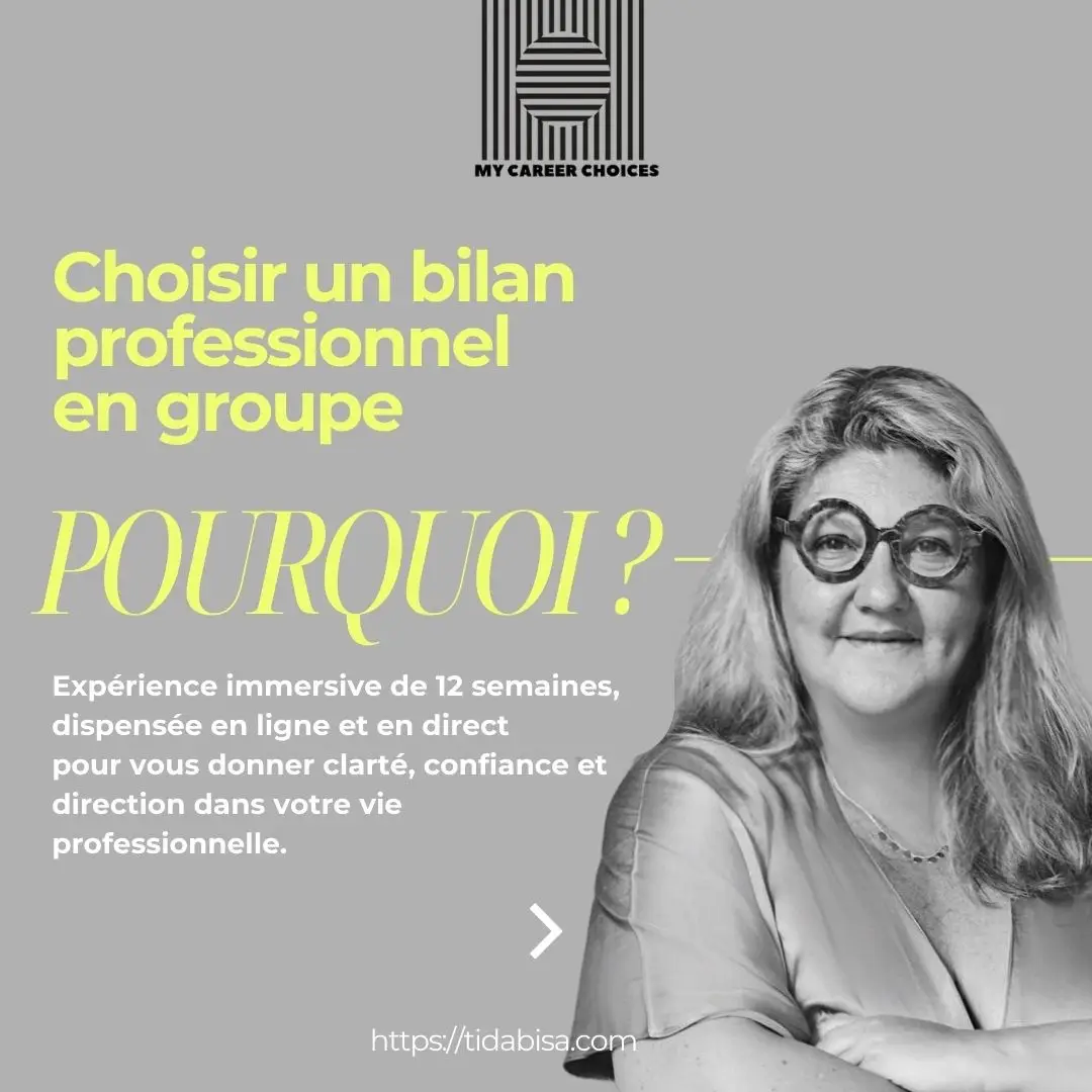 💡Et si votre faible tolérance à l'ambiguïté vous empêchait de trouver votre voie #professionnellement ? Rien à voir avec  ☁️ le manque d'idées ou le trop d'idées ☁️ le manque d'expérience ou le trop d'expériences ☁️ le manque de diplômes ou le trop de diplômes. 👉 L'inaptitude à sortir de votre zone de confort vous amène à vous poser les mauvaises questions et à vous bloquer pour de mauvaises raisons. 🪞Un bilan professionnel en groupe permet de bénéficier de l'effet miroir et de se sortir de cet état auto-pilote. 👇👇👇 Une fois par an j'anime une cohorte pour ajuster ou réinventer sa vie professionnelle, dernières places disponibles et derniers jours pour s'inscrire: 🚀 https://tidabisa.com #boreout #reconversionprofessionnelle #developpementpersonnel #trouversavoie #entreprise #orientationprofessionnelle #frenchexpat #careerkueen 