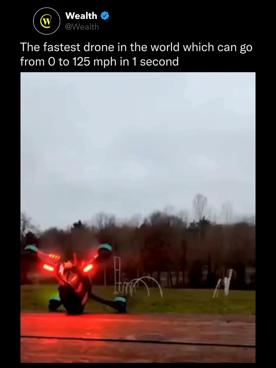 Trinx Pepino has a mini drone that has a ludicrous speed, going from 0 to a mind-blowing 125 mph in just one second! 🔥 This lightning-fast feat is a testament to the incredible engineering behind this tiny powerhouse, leaving other drones in the dust. Like this content? Follow us @wealth  🌟 Video: @trinxfpv/IG #drone #speed #fast #money #dronevideo