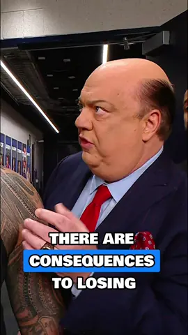 There were, in fact, consequences… 😬 #WWE #SoloSikoa #JimmyUso #PaulHeyman #TheBloodline