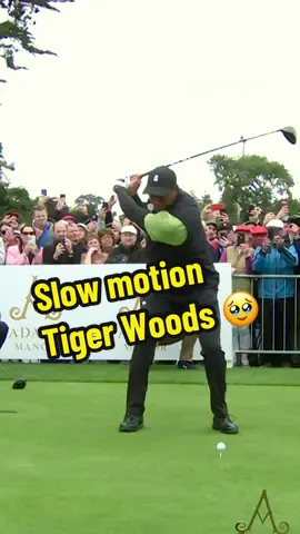 Tiger Woods in slow motion 🥹 #TheMasters #tigerwoods #golf #slowmo 