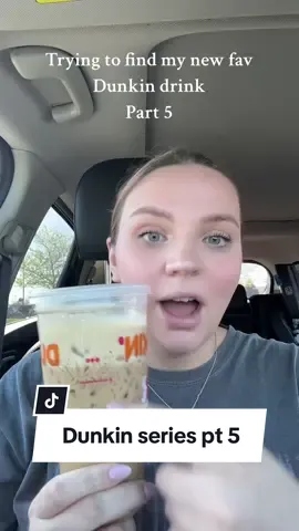 Trying to find my new go to order from dunkin part 5 @Dunkin'   #dunkin #dunkincoffee #espresso #coffee #coffeelovers #dunkindonuts #dunkins #dunkingirl 