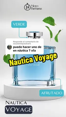 Respuesta a @oscarenriquealvar5  Nautica Voyage de Nautica es una fragancia de la familia olfativa Amaderada Acuática para Hombres. Nautica Voyage se lanzó en 2006. La Nariz detrás de esta fragrancia es Maurice Roucel. Las Notas de Salida son hojas verdes y manzana; las Notas de Corazón son flor de loto y mimosa; las Notas de Fondo son almizcle, cedro, musgo de roble y ámbar. #matanichos #nautica #voyage #nauticavoyage #fragancia #perfume #caballero #meroparfums #meropfm 
