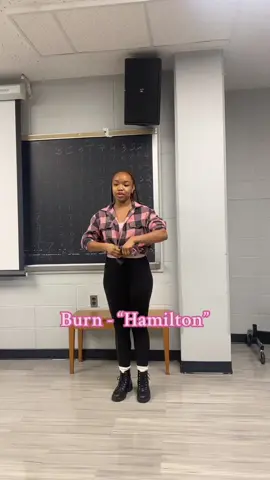 This is another attempt at me trying to get more confident with posting my singing cuz this is what I’m in school to do 😅 #hamilton #hamiltonmusical #bfamusicaltheatre #musicaltheatre #broadway #actress #blackgirls #fyp #foryoupage #foryou #singer #singing #theater 