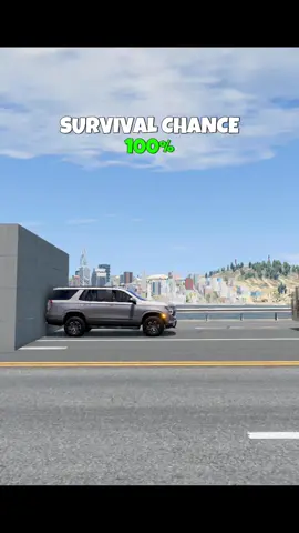 Survival chance in head-on collision at 30mph #beamng #beamngdrive #fy #cars #game 