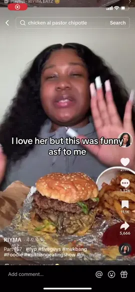 😭😭😭 #riyma #mukbang #fyp #funny #asm #trending #laugh #fiveguys #burgers #taco 