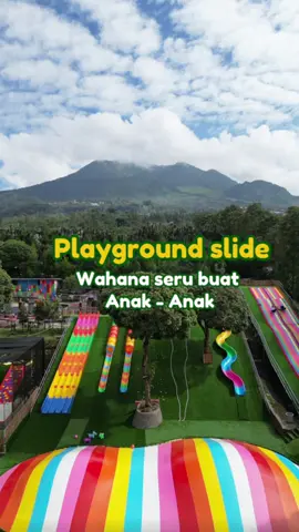 Kegembiraan Tak Terbatas di playground slide New Celosia !!! #duniapenuhwarna #tamanbungacelosia #newcelosia