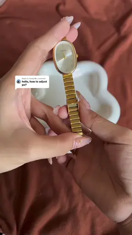 Replying to @dump ☻ easy to adjust expensive looking watch 🩶💫 #watch #watchforwomen #vintagewatch #wristwatch #gold #jewelry #OOTD #fyp #trending #viral 
