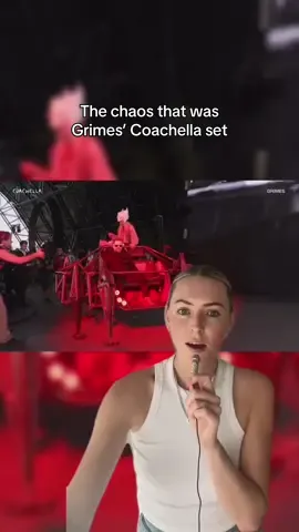 Thought I’d let you guys make up your own opinions on this one… #grimes #grimescoachella #coachella #coachella2024 #livemusic 