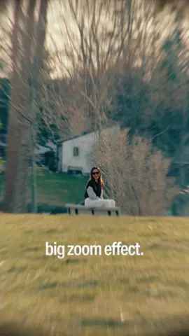 Don't just zoom, SUPER ZOOM 💨 This is how you can do this really awesome effect in 3 easy steps (and without a huge zoom lens): 1 - Take shots of the same spot from the same places using different lenses 2 - Layer the shots from the most zoomed in, to the least. Align clips and soften the edges so they blend seamlessly 3 - Add one big zoom effect over the entire thing Let us know if you try it! #tutorial #editingtutorial #videography #videographer #cinematic #cinematography #editing #filmmaking 