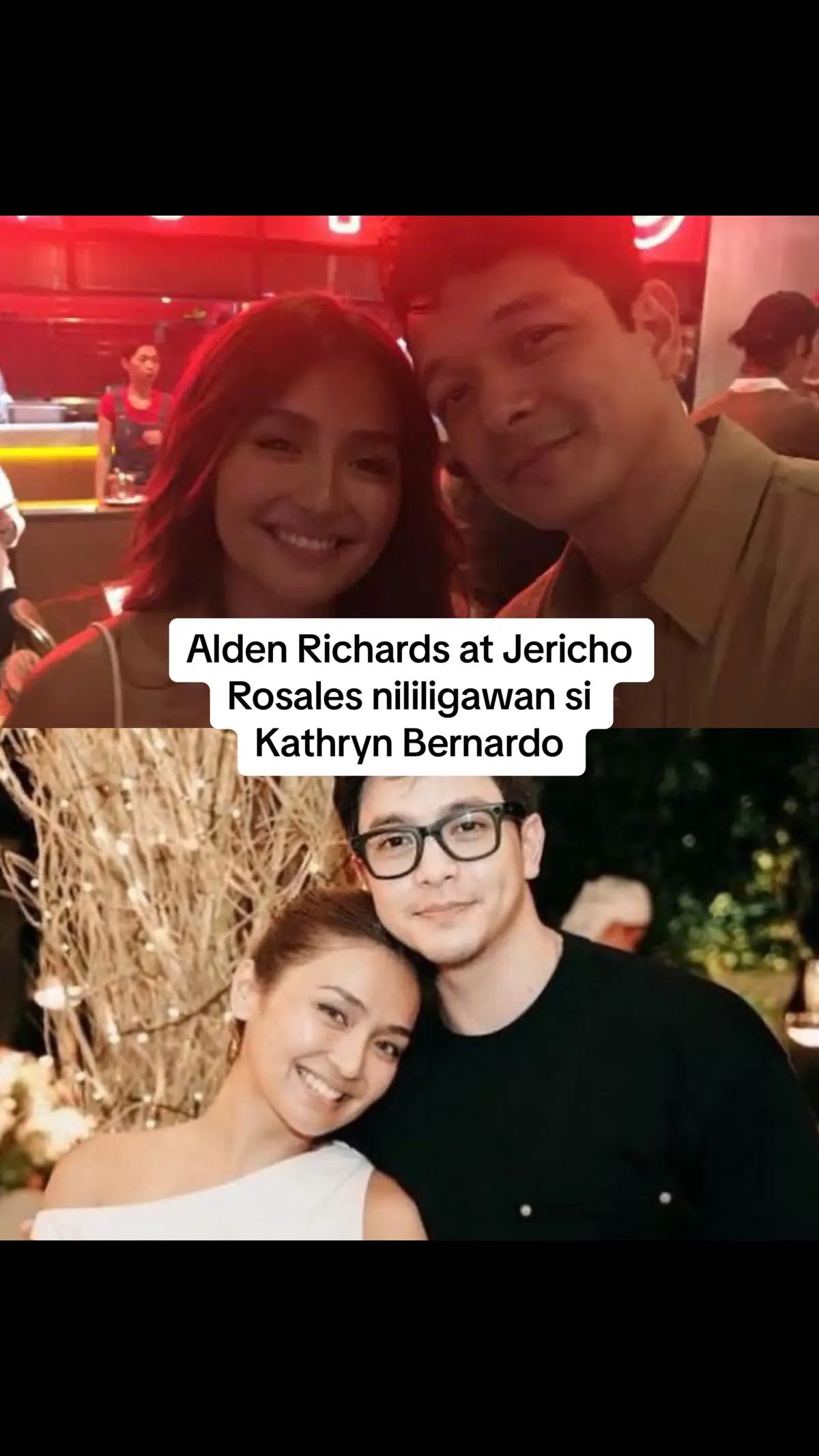 JUST IN: Alden Richards at Jericho Rosales, kumpirmadong nililigawan si Kathryn Bernardo, ayon kay Ogie Diaz. “According to my source sa kampo ni Kathryn, nanliligaw na nga itong si Alden kay kathryn. Makikita naman daw sa kanilang body language. Ang sabi ng aking source ay nanliligaw din daw itong si Jericho Rosales kay Kathryn Bernardo.” #fyp #abscbn #kapamilyaforever #thefilipinochannel #philippines #kathden #kathecho #kathrynbernardo 