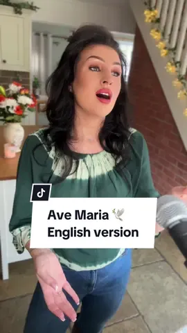 So THAT’s what the words mean🥹🙏🏼🕊️ Here is Ave Maria - In English, translated from Latin. I know this song means so much ro so many of you 🤎 #viralfy  #englishversion #avemaria #cover #translation #vocals #opera #prayer #fyyp #thecottagesinger #singer 