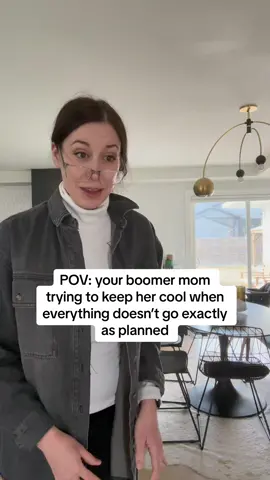 Not her having a full blown but quiet panic attack at the end #boomermom #millennials #momstagram #comedyreels 