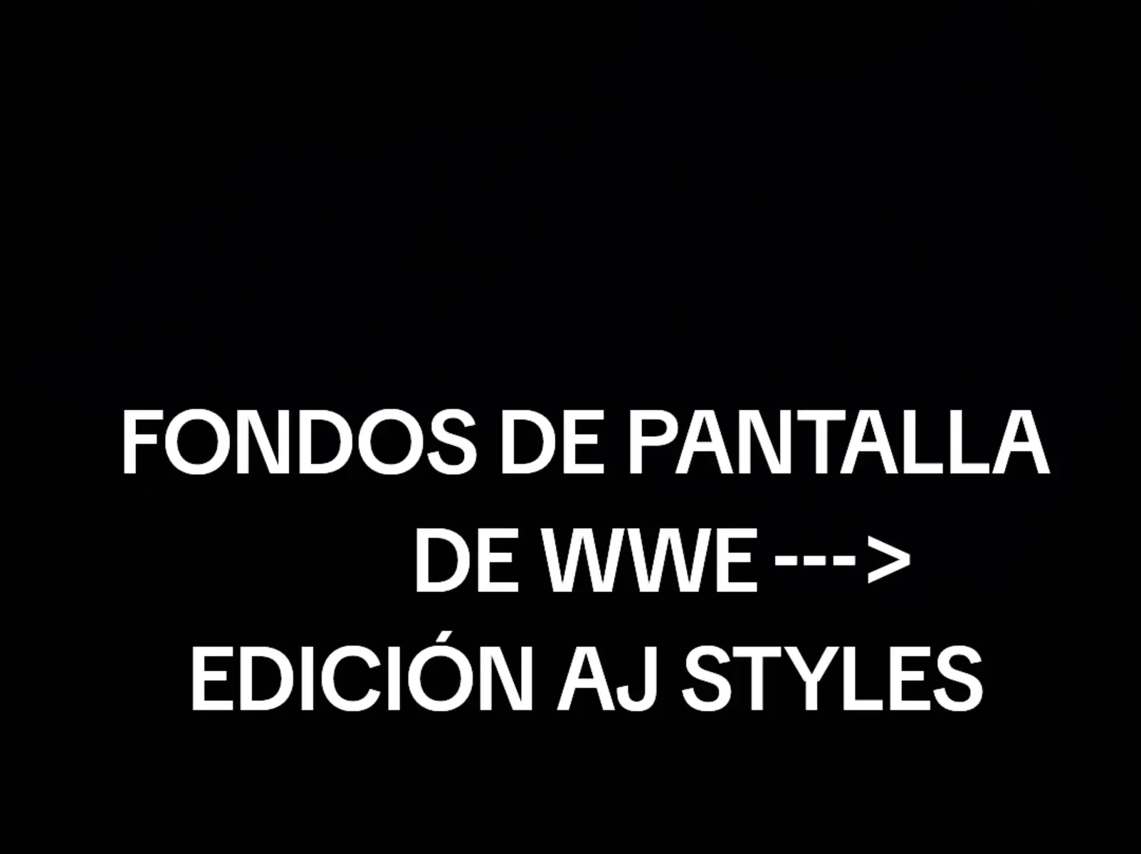 Respuesta a @albeyneal #WWE #wrestling #wallpaper #ajstyles