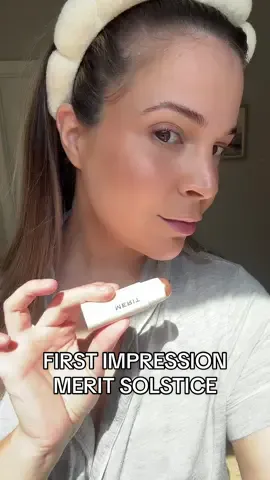 VERY good timing on this launch!  😎☀️ #summerglow #solstice #meritsolstice #meritbeauty #glowymakeup #cleanbeautyproducts #lowtoxbeauty @meritbeauty 