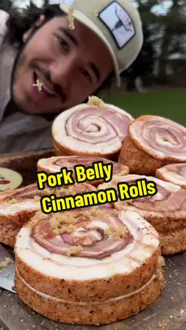 Pork Belly Cinnamon Rolls 🥓