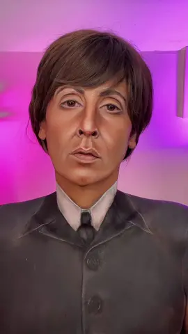 Turning myself into Paul McCartney from The Beatles 🎤 #thebeatles #paulmccartney #sfxmakeup 