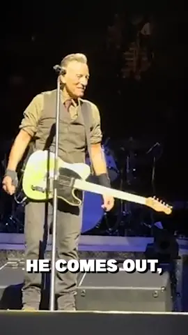 Tom accidentally punched someone at a Bruce Springsteen show