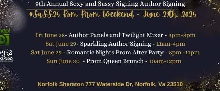 TOMORROW 6pm! Pre-Sale for ONE WEEK ONLY!!! Which tickets are you getting!? Here it is!!! Our list of amazing events (I mean a ROMANCE PROM!?!? come on!!!) and a new way of doing the tickets for #SaSS25. You can still get them a la carte ORRRR now there is a GOLD  VIP and SILVER GA option for ALL THE THINGS included!   There will be a special ONE WEEK ONLY #SaSS25 ticket sale on April 15th with limited number of gold and silver options before tickets come off sale on the 22nd. They will re release after SaSS24!  So, check out the link below and get EXCITED for #SaSS25!!! Tickets: https://SaSS25.eventbrite.com .