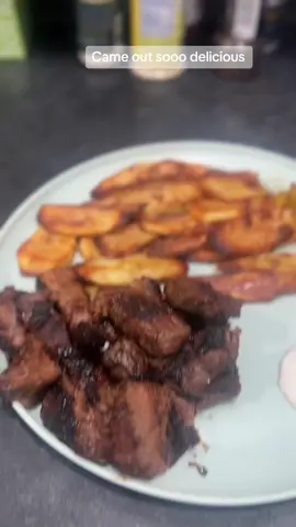 𝗦𝗧𝗘𝗔𝗞 & 𝗣𝗢𝗧𝗔𝗧𝗢𝗘𝗦 cooking session 👩🏽‍🍳😋