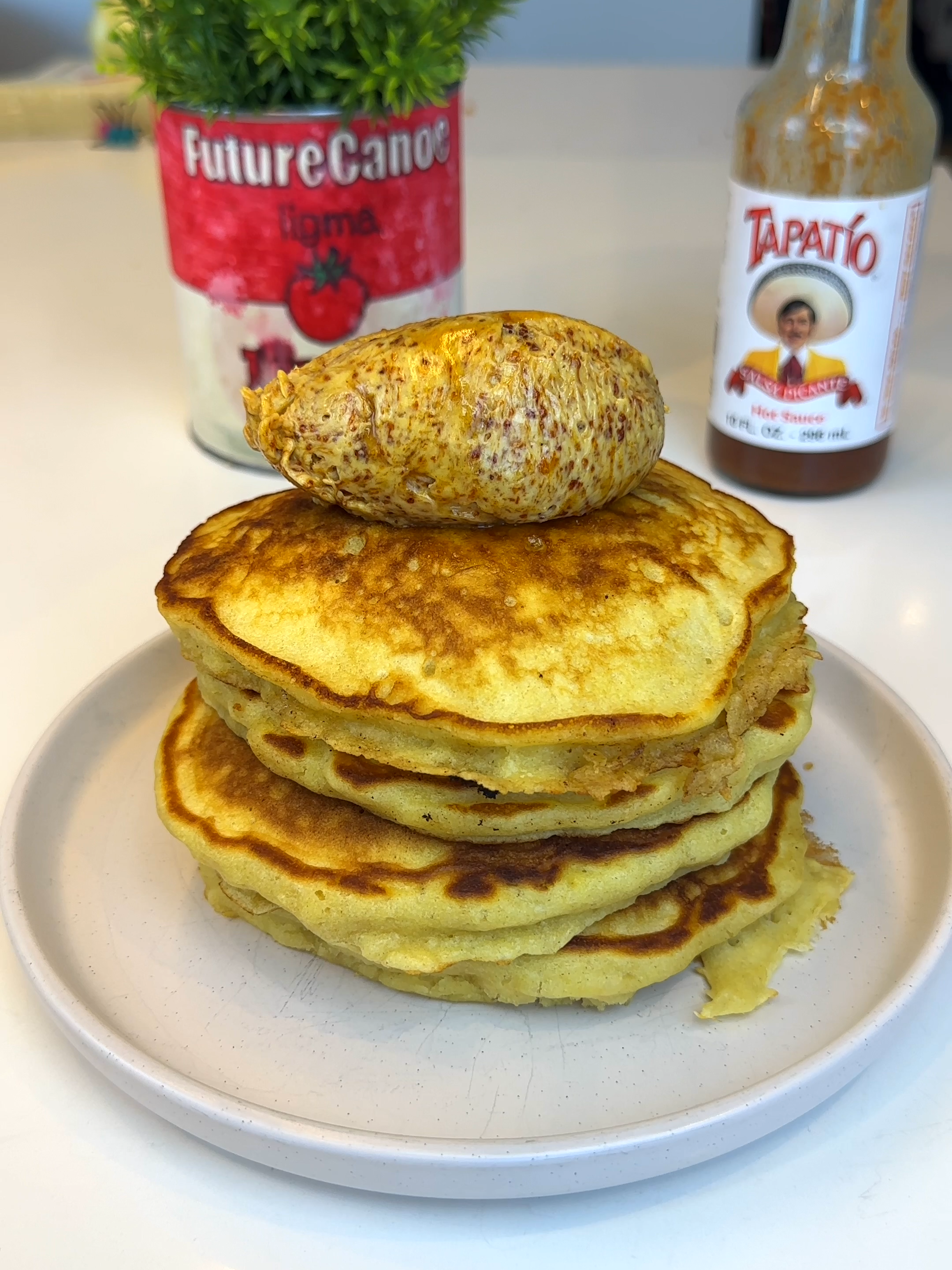 Honeycomb Candy Butter Pancakes #candy  #honeycombcandy  #butter  #dessert  #pancake