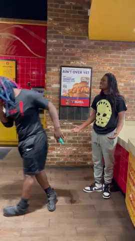 OUR LIVE WRESTLING PERFORMANCE INSIDE ZAXBYS #WWE #aew #wrestling #raw #smackdown #prowrestling #prowrestling #prowrestling #therock #wrestlinglife #WrestleMania #romanreigns 