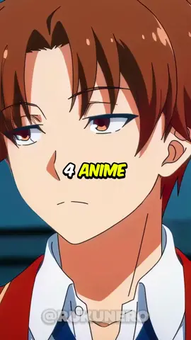 4 animes where the MC is a genius #anime #manga #animefyp 
