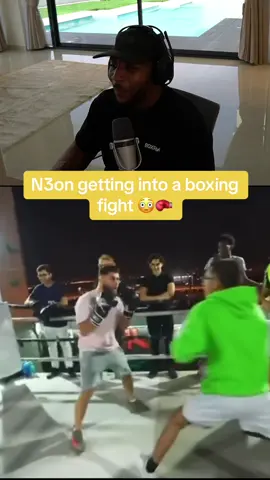 N3on getting into a boxing fight 😳🥊 #boxing #n3on #n3onclips 