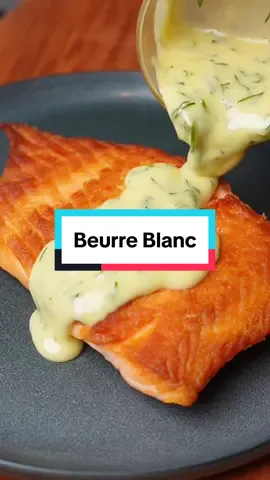 How to make a beurre blanc #beurreblanc #sauce #buttersauce #frenchfood 