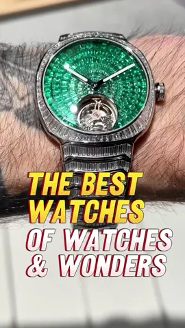 These are some of the best watches I saw, during Watches and Wonders in Geneva. Not included are releases from Piaget, Bulgari, and Cartier, all of which have their own video. #watchtok #watchesandwonders #vacheronconstantin #hmoser #iwc #jacobandco #jaegerlecoultre #alangeandsohne #alange #hermes #luxurywatch 