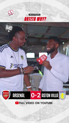Watch the FULL VIDEO now on YouTube via link in bio 📺 🔥 🗣️ 😅  #naijafootball #tiktoknigeria #naijatiktok #sportsontiktok #levelupafrica #nigeria #africanfootball Arsenal 0-2 Aston Villa highlights today 