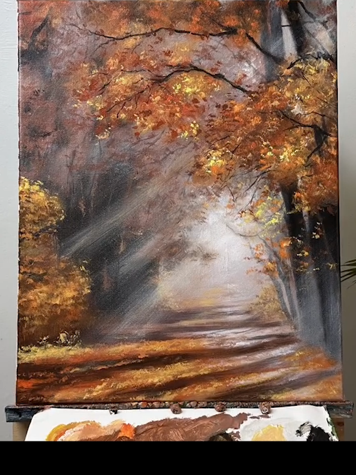 How to draw beautiful scenery with acrylic  #sceneryart  #beautiful  #acrylicnails  #acrylicpaintings #illustration  #sceneryvideos  #naturephotography  #naturelover  #drawinghands