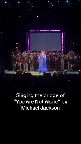 Probably one of my proudest vocal moments ever :) #michaeljackson #youarenotalone 