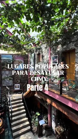 Dos opciones deliciosas en espacios increíbles 🤩🥞🫰🏻✨ #mexico #cdmx #tetetlan #cuina #desayunos #longervideos 