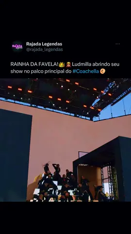 ⚡️Ludmilla fazendo HISTÓRIA abrindo sua apresentação no Coachella 2024 com o hit “Rainha da Favela”👑🇧🇷 #ludmilla #ludchella #coachella 