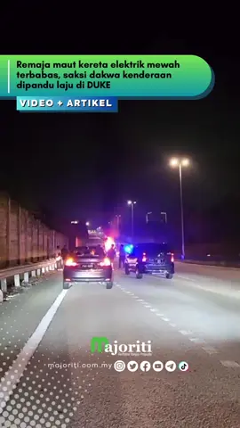 Pemandu meninggal dunia manakala seorang lagi mangsa dipercayai teman wanita mengalami retak tulang pinggul, tekan link untuk baca berita dan video penuh #duke #saksi #bmw #keretamewah #duta #ulukelang #keretaelektrik #trendingnewsmalaysia #beritaditiktok  