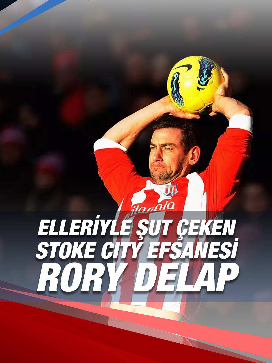 ☄️ Eliyle şut çeken orta saha: Rory Delap. #gdhspor #delap #stokecity #PremierLeague