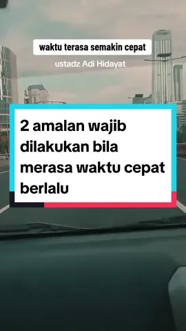 Bila merasa waktu cepat berlalu, setahun seperti sebulan dan sebulan seperti  sehari,maka, lakukan 2 amalan wajib dilakukan : - jangan tinggalkan Sholat 5 waktu - Dzikir,mengingat Allah SWT. setiap hendak berbuat keburukan.  #CapCut #dzikir #sholat5waktu 