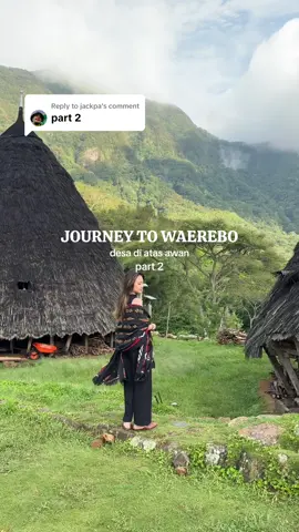 Replying to @jackpa ini part 2 nya, hiking twimeee to reach Waerebo <3. walaupun perjalanan nya cukup sulit untuk sampai kesini, tapi sungguh, pengalaman yang wajib dicoba at least seumur hidup sekali. 