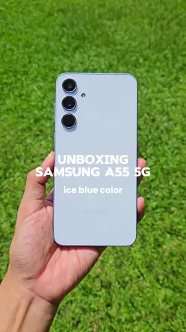 Undoxing My New Samsung A55 5G!! Ice Blue Color!! #samsung #samsunggalaxy #samsungindonesiajuara #samsungindonesia #samsunga55 #galaxya55 #smartphone #unboxing 